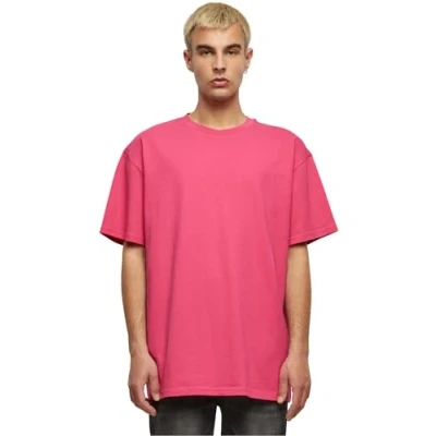 Abbildung von Build Your Brand Herren BY102 Heavy Oversize Tee T Shirt, hibiskuspink, XL