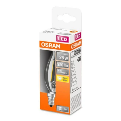 Abbildung von Osram Led lampe superstar classic ba (25) 2w e14 / 827 4058075436640