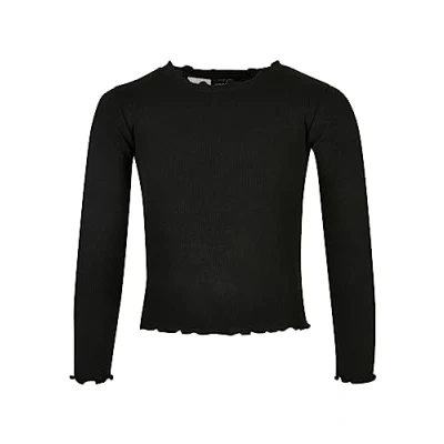 Abbildung von Urban Classics Longsleeve Strickpullover für Kinder, Größe: 110/116, Black