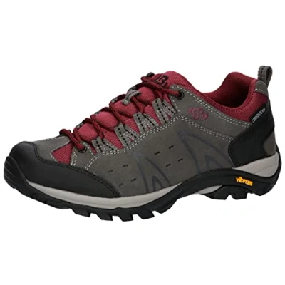 Abbildung von Brütting Unisex Mount Bona Low Trekking &amp; Wanderhalbschuhe, grau/Bordeaux, 39 EU