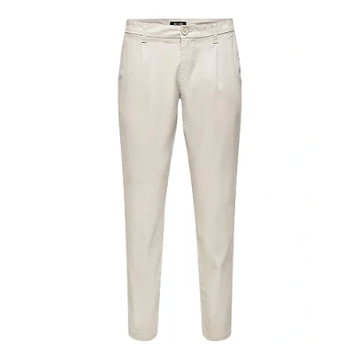 Abbildung von Only &amp; Sons Onscam Chino, Herren, Größe: 30x32, Silver lining