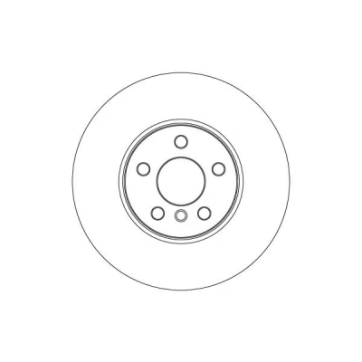 Abbildung von TRW Bremsscheibe BMW: 3 Saloon, Touring, 4 Coupe 307mm 24mm 5 112mm Belüftet lackiert DF6834S 34106877212,34106879287,34106880060,34106890789