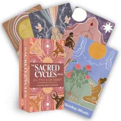 Abbildung von The Sacred Cycles Oracle: A 50 card Deck and Guidebook