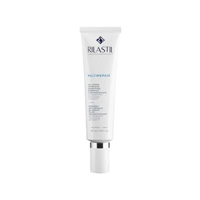 Abbildung von Rilastil Multirepair Reparierende, Feuchtigkeitsspendende und Elastifizierende Anti Falten Gesichtscreme mit Vitamin F, Für Normale Mischhaut, 40 ml