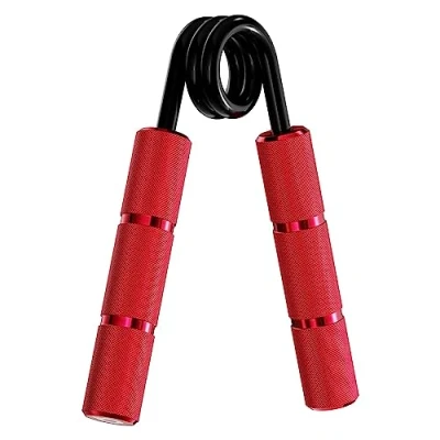 Abbildung von RPM Power PowerGripper Metall Handmuskeltrainer (50lbs 400lbs) für das Training von Griffen, Handgelenken und Armen (Rot 200lbs)