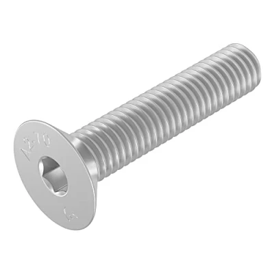 Abbildung von SECCARO Senkschraube M6 x 30 mm, Edelstahl V2A VA A2, DIN 7991 / ISO 10642, Innensechskant, 20 Stück
