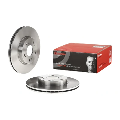 Abbildung von BREMBO 09.A455.14 Bremsscheibe 282 23 5 innenbelüftet mit Schrauben HONDA: CIVIC 8 Hatchback, 10,