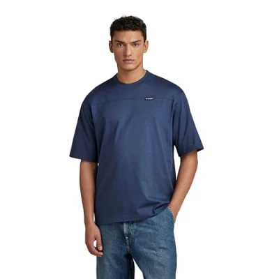 Abbildung von G STAR RAW Herren Boxy Base 2.0 T Shirt, Blau (sartho blue D23726 C336 6067), M