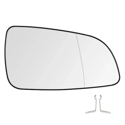 Abbildung von SENZEAL Spiegelglas Rechts Beifahrerseite Beheizbar mit Trägerplatte für Opel Astra H 2004 2008 6428785 6428786 Außenspiegel Glas Ersatz (Rechts)