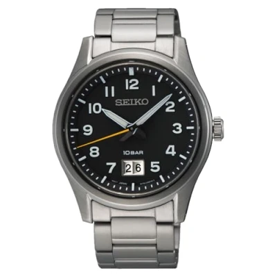 Abbildung von Seiko Quartz Herren Uhr Silber SUR569P1