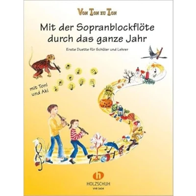 Abbildung von Mit der Sopranblockflöte durch das ganze Jahr: Schüler und Lehrer im Duett