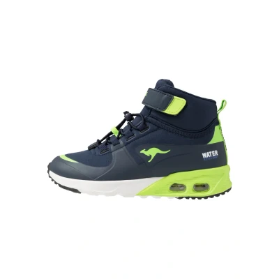 Abbildung von Kangaroos KX Hydro Sneaker high für Kinder, Größe: 28, Dark navy/lime Schuhe
