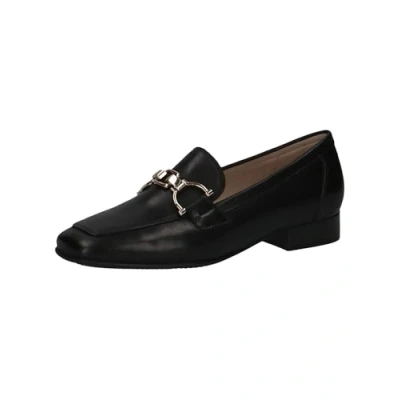 Abbildung von CAPRICE Damen Slipper aus Leder mit Blockabsatz, Schwarz (Black Nappa), 38 EU