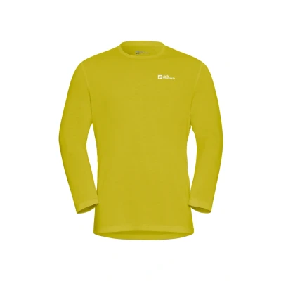 Abbildung von Jack Wolfskin Vonnan Langarmshirt, Herren, Größe: XL, Chartreuse
