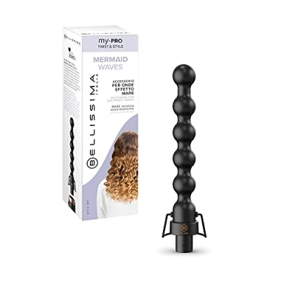 Abbildung von Bellissima My Pro GT22 150, Lockenstab Mermaid Waves für Kombi Haarstyler Twist &amp; Style, Erhitztes Eisen bildet Blasen, Durchmesser 25 mm, mit Keramikbeschichtung, Temperatur 190C