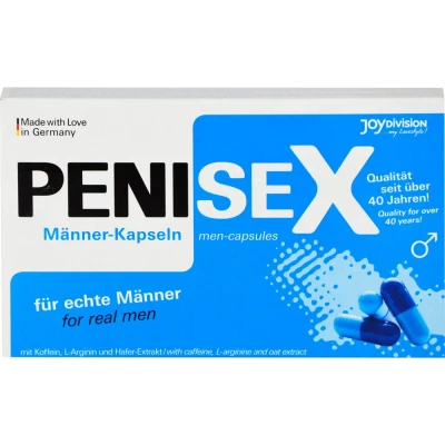Abbildung von Kapseln „Penisex“, Nahrungsergänzungsmittel