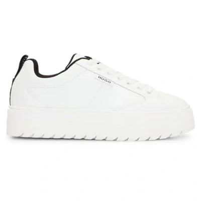 Abbildung von HUGO Lyssa Sneaker low, Damen, Größe: 42, White Schuhe