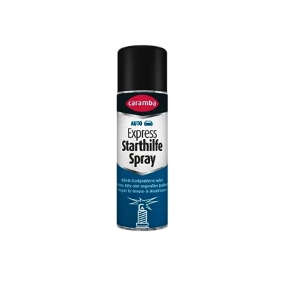 Abbildung von Caramba Express Starthilfe Spray, Behebt Zündprobleme bei Diesel und Benzinmotoren, für Fahrzeugstarts Nässe Kälte, Auto Kaltstart, 300 ml