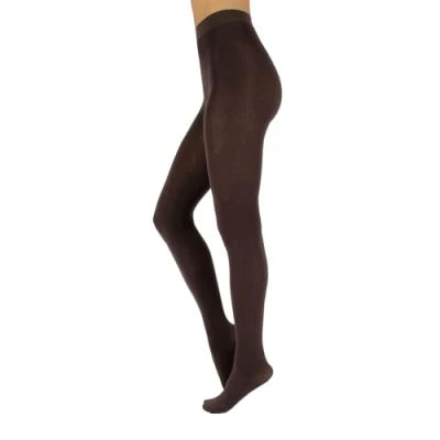 Abbildung von CALZITALY Warme Winter Strumpfhosen aus Wolle Kaschmir, 150 DEN S, M, L, XL, 2XL, 3XL, 4XL Made in Italy (S, Braun)