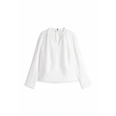 Abbildung von Tommy Hilfiger Relaxed FIT Bluse, Damen, Größe: 46, Th optic white