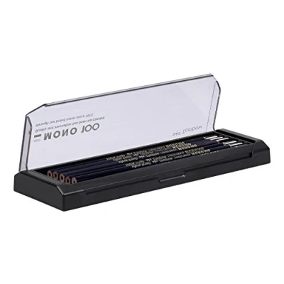 Abbildung von Tombow Mono 100 AS Bleistift 100, 12 er Set, Schwarz