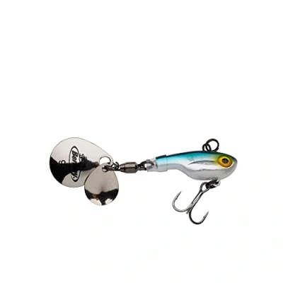 Abbildung von Berkley Pulse Spintail 21g Blue Silver Glitter Spinnerbait