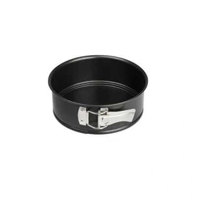 Abbildung von Zenker 7683 Springform Ø 18 cm SPECIAL MINI, kleine Backform mit Flachboden aus Stahlblech, runde Kuchenform Antihaftbeschichtung (Farbe: Schwarz), Menge: 1 Stück