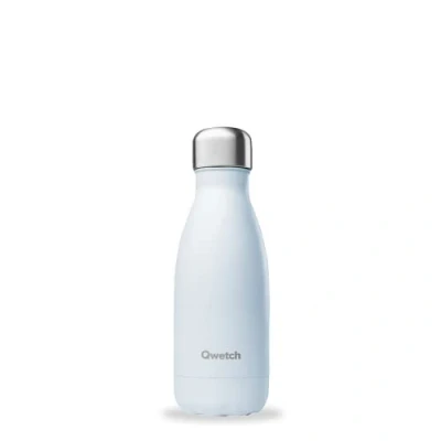 Abbildung von QWETCH Isothermische Originals Flasche Pastel Blau 260ml Nomadische Edelstahlflasche 24h Kalt und 12h Warm Wasserdicht, BPA frei &amp; wiederverwendbar