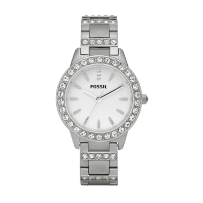 Abbildung von Fossil Jesse Uhr silvercoloured, Damen, Größe: One Size, Silver coloured