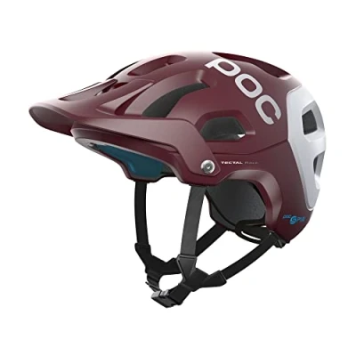 Abbildung von POC Unisex Erwachsene Tectal Race SPIN Fahrradhelm, Propylene Red/Hydrogen White Matt, XS S (51 54cm)