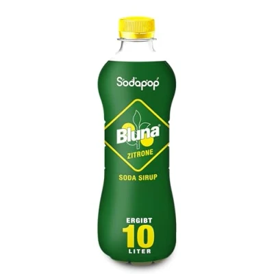 Abbildung von Sodapop Sirup Bluna Zitrone, schnell &amp; einfach zubereitet, 1 Flasche ergibt 10 L Fertiggetränk, 500 ml
