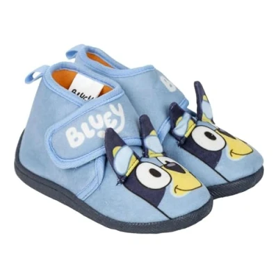 Abbildung von Bluey Unisex Baby Hausschuhe Slipper, Blau, 23 EU Schmal
