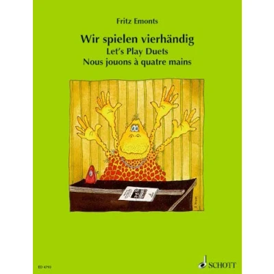 Abbildung von Wir spielen vierhändig: Leichte Klavierstücke für den ersten Anfang. Klavier 4 händig. (Europäische Klavierschule)