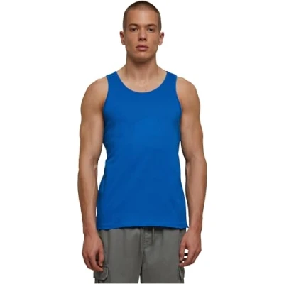Abbildung von Build Your Brand Herren BB011 Basic Tank T Shirt, Cobalt Blue, S