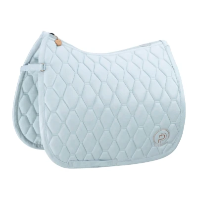 Abbildung von Eskadron Platinum Dressursatteldecke Metallic Faux Leather Powder Blue Pony