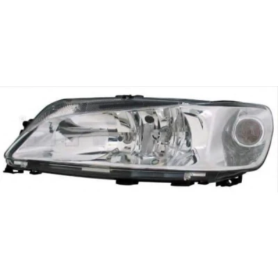 Abbildung von TYC 20 6182 05 2 Scheinwerfer links H7/H7 mit Lampenträger, ohne Elektromotor PEUGEOT: 306 Convertible, Hatchback