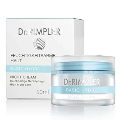 Abbildung von Dr. Rimpler Nachtcreme &quot;Hydro Night&quot; I intensive Pflege für die Nacht Stärkt Haut und spendet Feuchtigkeit ganze Nacht, vegan, 50ml