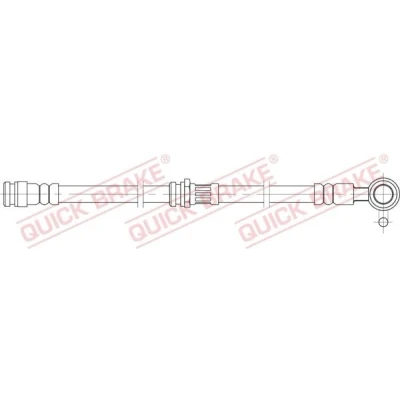 Abbildung von QUICK BRAKE 58.847 Bremsschläuche 463 MAZDA: CX 5 I