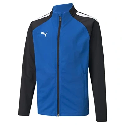 Abbildung von Puma Teamliga Trainingsjacke für Kinder, Größe: 116, Electric blue lemonade