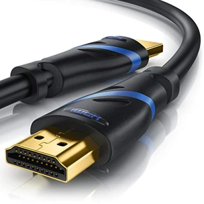 Abbildung von CSL 8K HDMI Kabel 2.1 1m Meter @ 60Hz / 120Hz 4K 240Hz 48 Gbit/s 2.0a 2.0b 3D Highspeed Ethernet HDTV UHD II Dynamic HDR 10+ eARC Variable Refresh Rate VRR