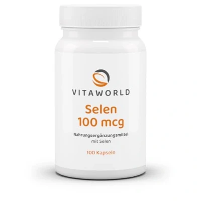 Abbildung von vitaworld Selen 100mcg, 100 µg pro Kapsel, Kapselegan, Kapseln