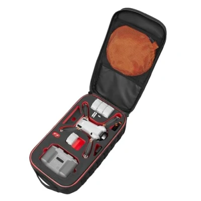 Abbildung von TomCase Rucksack „Ready to Fly“ für DJI Mini 4 Pro Fly More Combo, RC 2 oder Standard Controller &amp; viel Zubehör