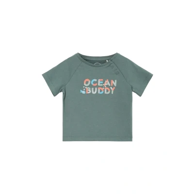 Abbildung von s.Oliver MIT Printdetail Tshirt print für Kinder, Größe: 74, Türkis