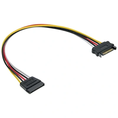 Abbildung von InLine 29651A Strom Verlängerung intern, SATA Stecker / Buchse, 0,3m