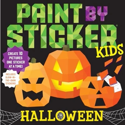 Abbildung von Paint by Sticker Kids: Halloween: Create 10 Pictures One at a Time! Includes Glow in the Dark Stickers