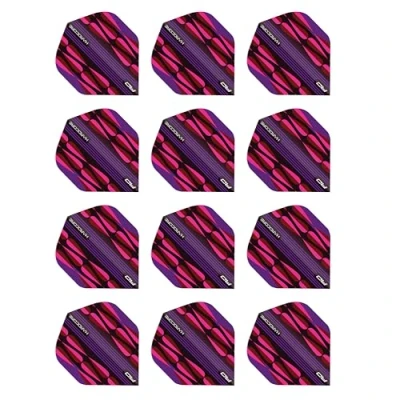 Abbildung von RED DRAGON Hardcore Radical Rosa Teardrop Dartflug 4 Set pro Packung (insgesamt 12 Dart Flights)