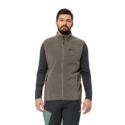 Abbildung von Jack Wolfskin Waldsteig Weste, Herren, Größe: Large, Cold coffee