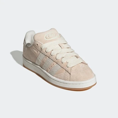 Abbildung von adidas Originals Campus 00S Skateschuh, Damen, Größe: 40 2/3, White/cream white/core white Veloursleder