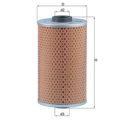 Abbildung von MAHLE ORIGINAL OX 40 Ölfilter Filtereinsatz