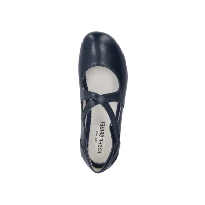 Abbildung von Josef Seibel Damen Klassische Ballerinas Fiona 72,Weite G (Normal),Ballett Schuhe,Ballet Flats,flach,Ausgehschuhe,Ocean,42 EU